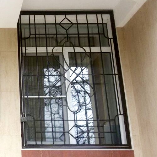Кованые решетки на окна. Модель-3