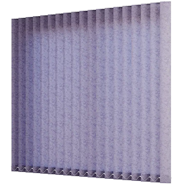 Жалюзи вертикальные тканевые 89 мм, цвет сиреневый Шелко