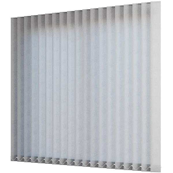 Жалюзи вертикальные тканевые 89 мм, цвет серый Лион
