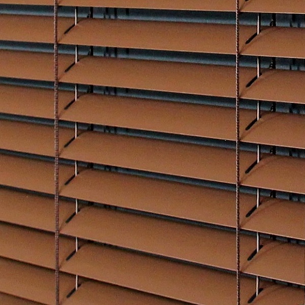 Межрамные жалюзи горизонтальные 25 мм, цвет темно-коричневый