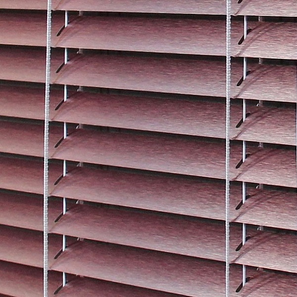Межрамные жалюзи горизонтальные 25 мм, цвет штрих розовый