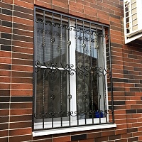 Кованые решетки на окна. Модель-8
