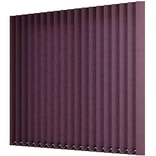 Жалюзи вертикальные тканевые 89 мм, цвет бордо Шелко