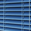 Межрамные жалюзи горизонтальные 25 мм, цвет синий металлик