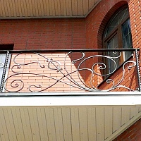 Кованое ограждение балкона. Модель-1
