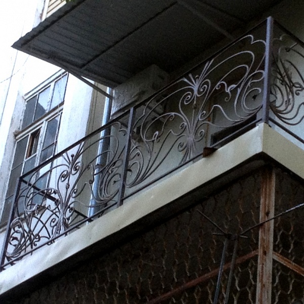Кованое ограждение балкона. Модель-12