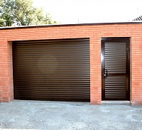 Рулонные ворота для гаража. Модель-1