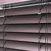 Жалюзи горизонтальные алюминиевые 50 мм, цвет коричневый металлик перфорация