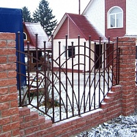 Забор металлический сварной. Модель-7