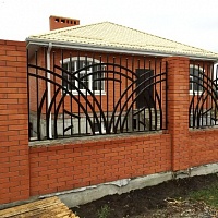 Забор металлический сварной. Модель-1