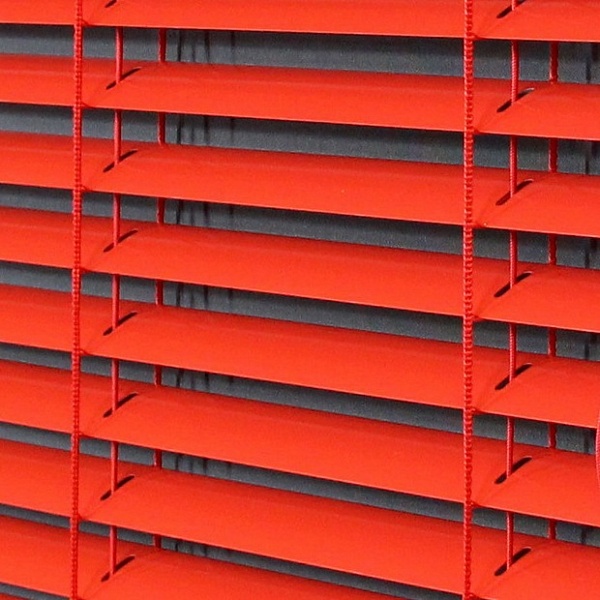 Межрамные жалюзи горизонтальные 25 мм, цвет красный