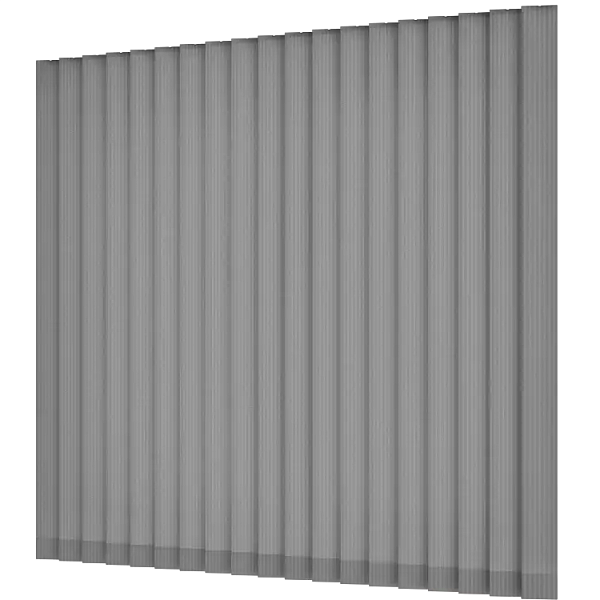 Жалюзи вертикальные тканевые 89 мм, цвет серый Бон